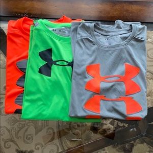 3 Pack Boys Under Amour Muscle Tees